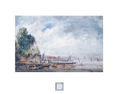Thames Waterloo Bridge Constable Print